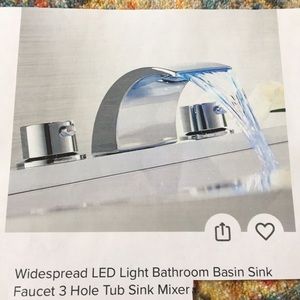 TWO Luxury bath faucets 2pc set 90.00